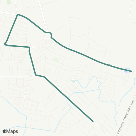 Transport Public Timișoara Hornbach (Buziașului) - Intrare Rudicica map