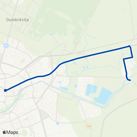 Transport Public Timișoara Timișoara (Bastion) - Ghiroda map