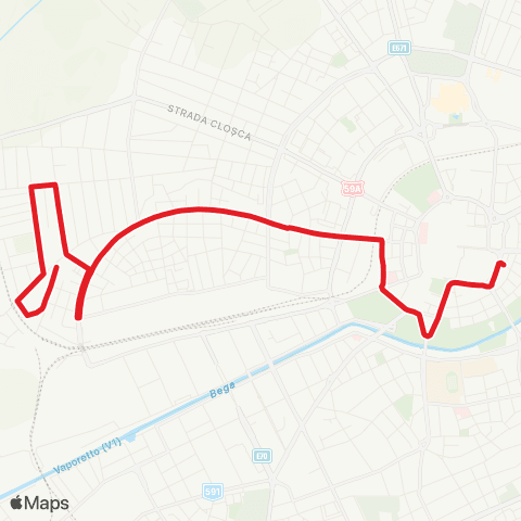Transportul școlar IML (Ronaț) - Traian Grozăvescu (Poșta Mare) map