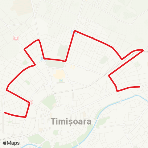 Transportul școlar Balta Verde - Renașterii map