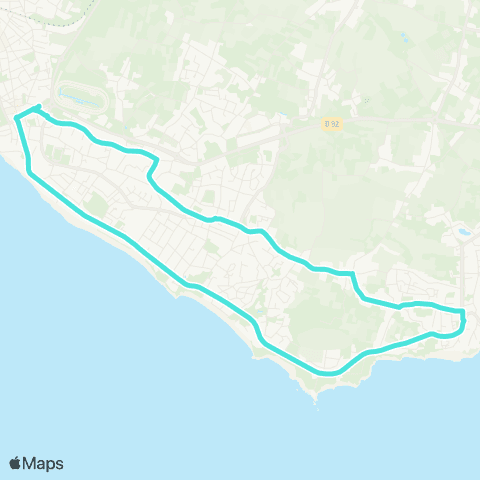 Ycéo Mobilité Navette Littoral map