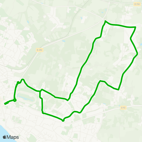 Ycéo Mobilité Navette Village map