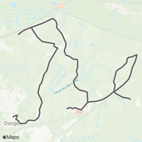 STRAN Scolaires Sco 401 map