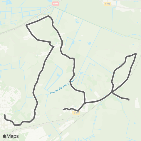 STRAN Scolaires Sco 412 map