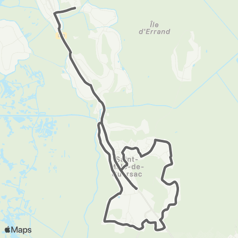 STRAN Scolaires Sco 612 map