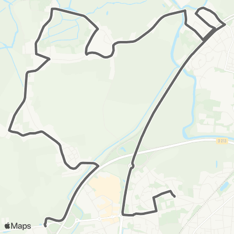 STRAN Scolaires Sco 801 map