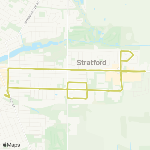 Stratford Transit East End map