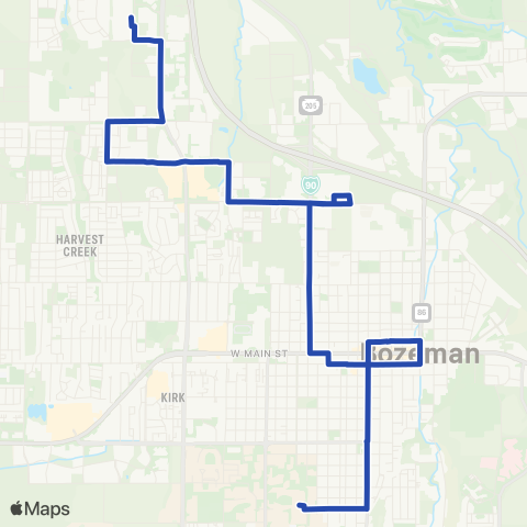 Streamline Blueline map