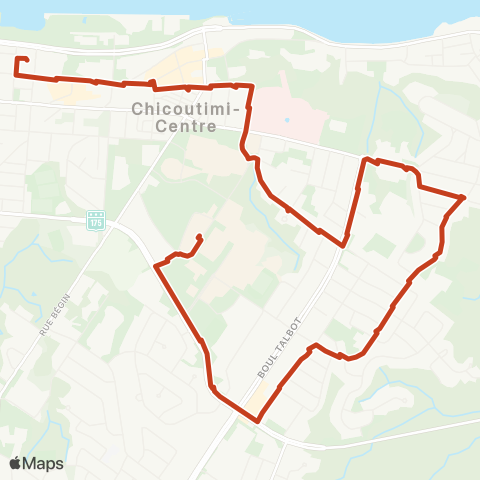 STS UQAC - Hôpital map