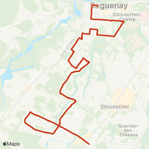 STS Boul Barrette - UQAC / Coopérative map