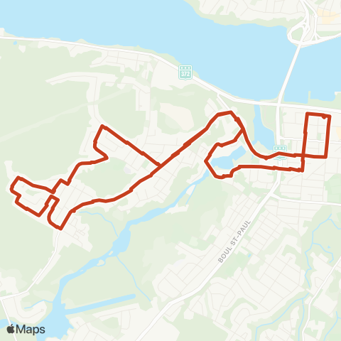 STS Côte de la Réserve map
