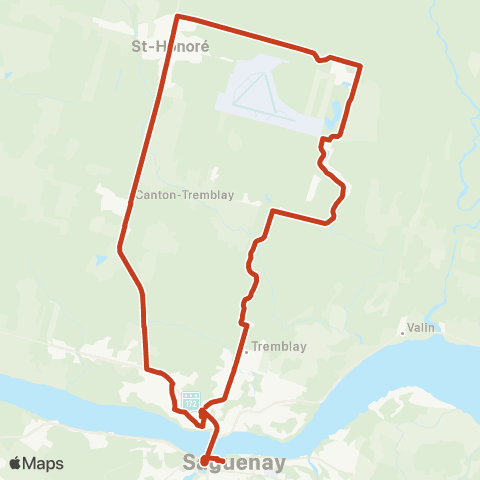 STS St-Honoré - AM map