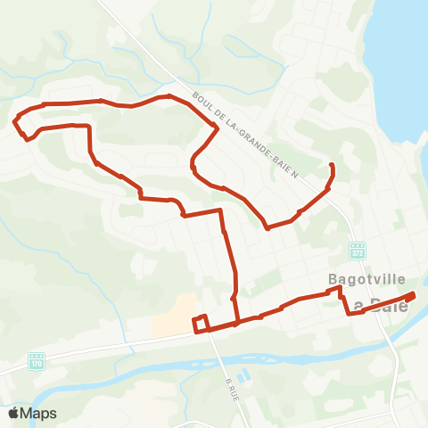 STS Hôpital de La Baie map