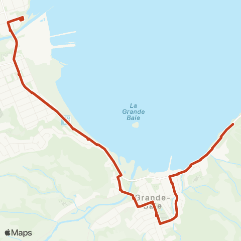 STS Grande-Baie / Mont-Fortin map