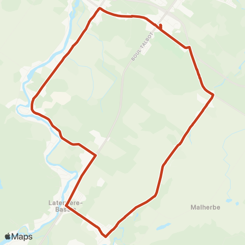 STS Portage Nord - Rang St-Paul map