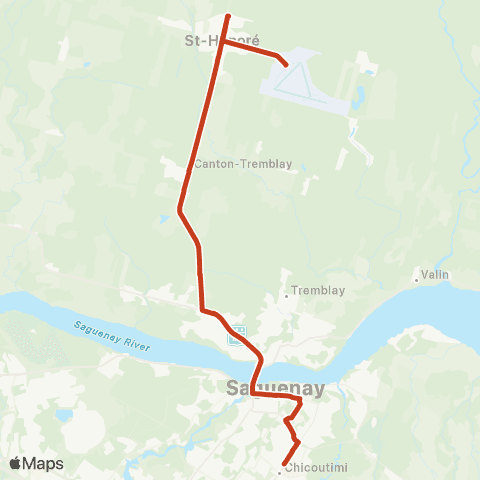 STS St-Honoré - Cqfa map