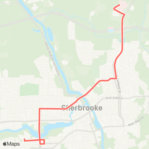 STS CHUS - Fleurimont ↔︎ STS (Roy / Cabana) map
