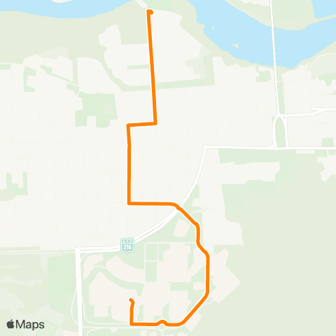 STS Uni de Sherbrooke ↔︎ Parc Lucien-Blanchard map