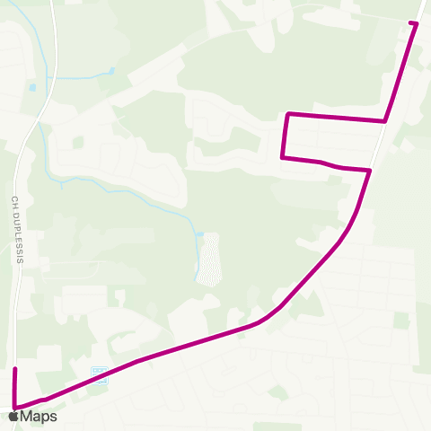STS Pl. Fleurimont ↔︎ Virginie-Laflamme / Parrot map