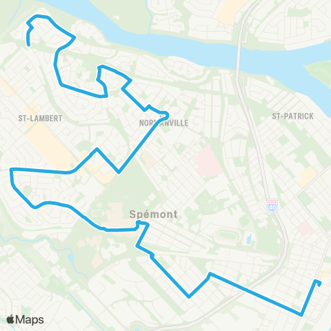 STTR Centre-Ville ↔ Papineau / Après Matteau map