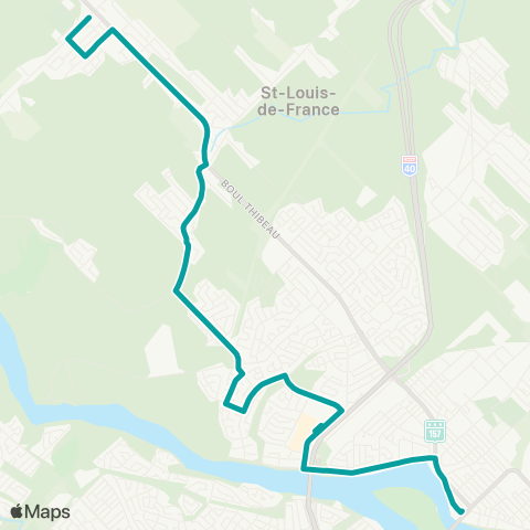 STTR Fusey ↔ St-Louis-de-France map