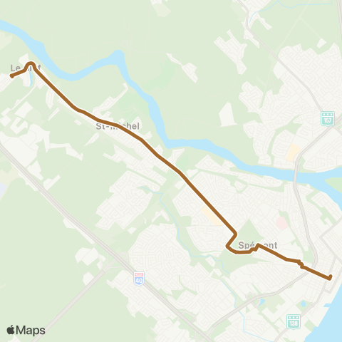 STTR Centre-Ville ↔ des Légendes / des Forges map