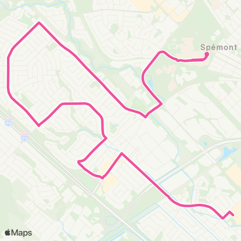 STTR UQTR ↔ Carrefour TRO map