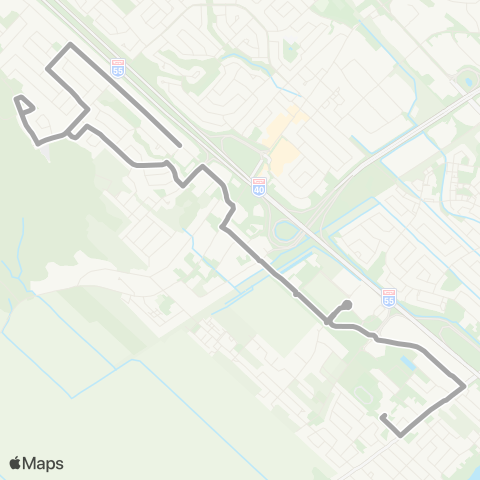 STTR - Lignes scolaires Chavigny A map