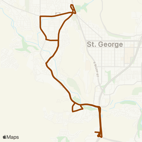 SunTran Route 6 Dixie Dr South map