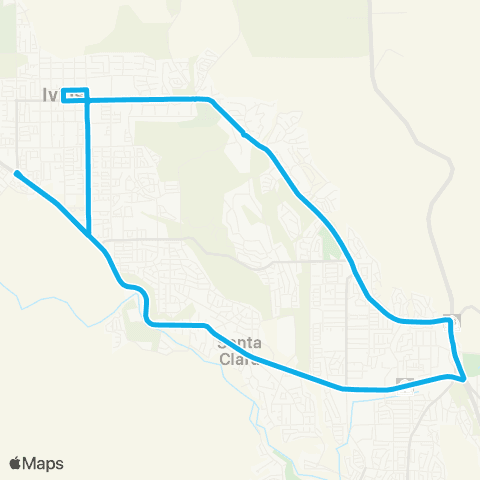 SunTran Route 5 Ivins map