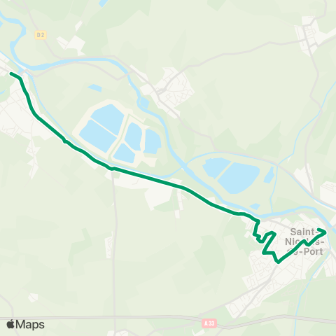 Réseau Sub Laneuveville <-> St Nicolas map