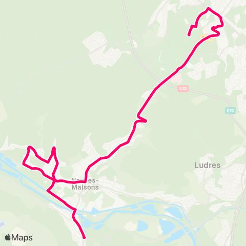 Réseau Sub Pont Saint Vincent <> Vandoeuvre map