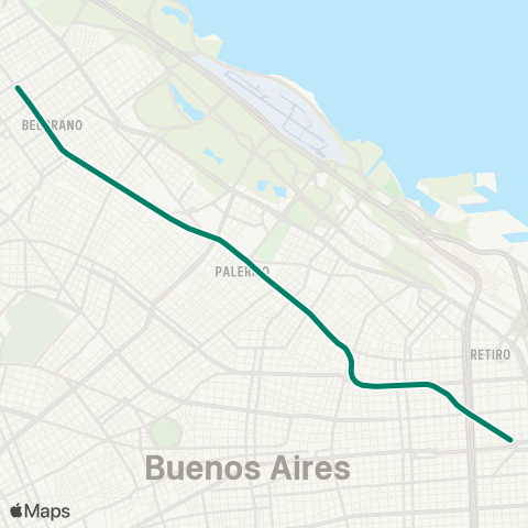 Metrovías Catedral - Congreso de Tucumán map