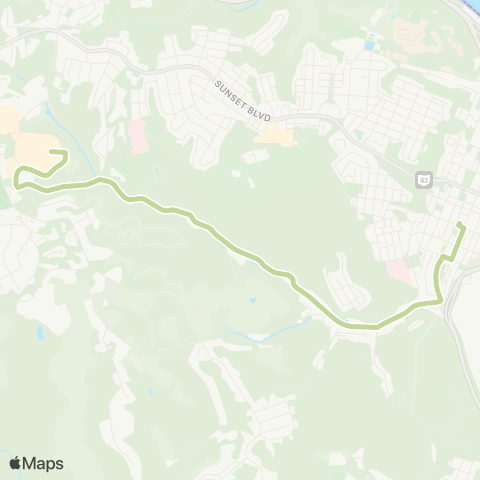 SVRTA Green Express map