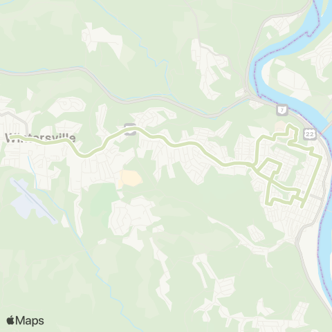 SVRTA Wednesdays in Wintersville map