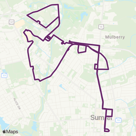 Santee Wateree RTA North Main map