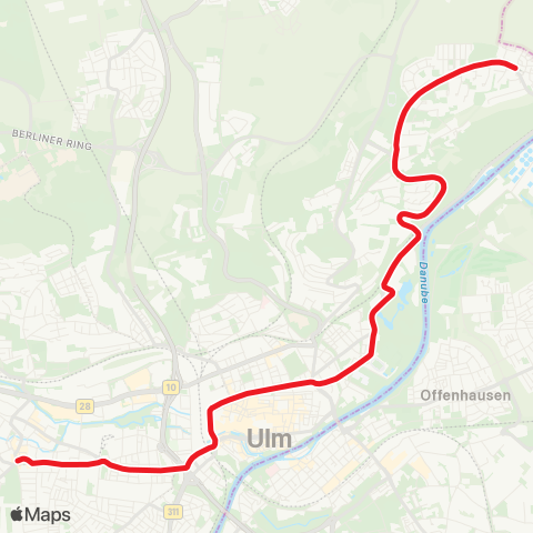 SWU Söflingen – Böfingen map