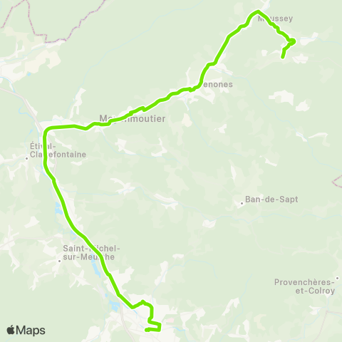 Sylvia Le Saulcy - Saint-Dié-des-Vosges map