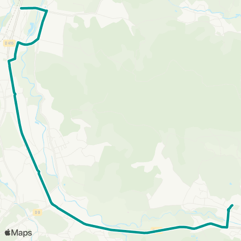 Sylvia - Lignes scolaires Saint-Léonard – Fraize map