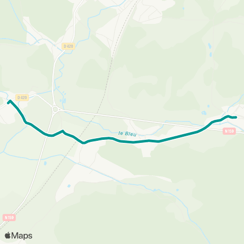 Sylvia - Lignes scolaires Lusse - Frapelle map