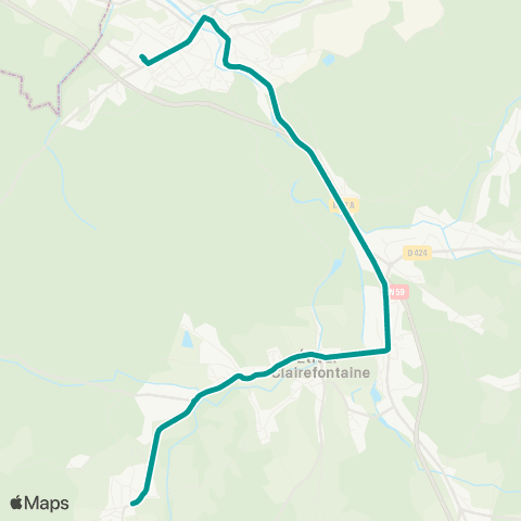 Sylvia - Lignes scolaires Saint-Rémy – Raon-l’Étape map