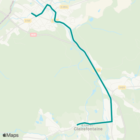 Sylvia - Lignes scolaires Étival – Raon-l’Étape map