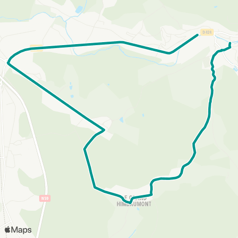 Sylvia - Lignes scolaires Moyenmoutier (le Grand Himbeaumont) map