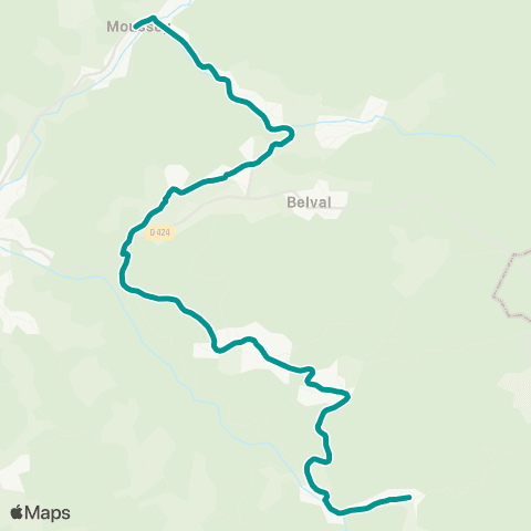Sylvia - Lignes scolaires Saint-Stail – Belval map