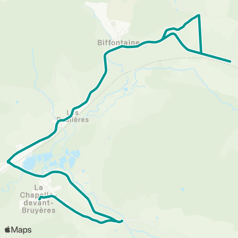 Sylvia - Lignes scolaires RPI Biffontaine – la Chapelle-Devant-Bruyères – les Poulières map