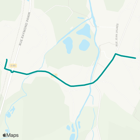 Sylvia - Lignes scolaires Saulcy sur Meurthe map