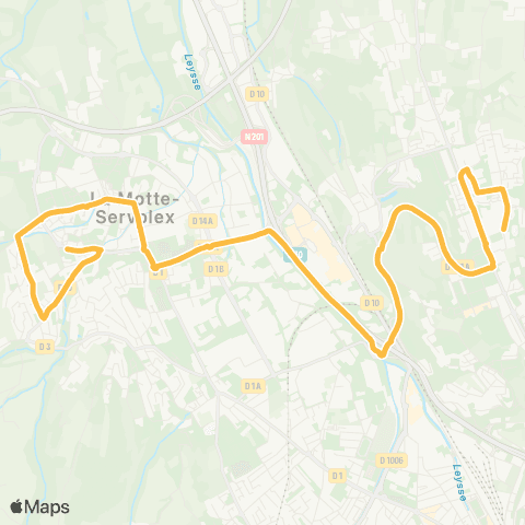 Synchro La Motte de Gaulle > Louis Armand map