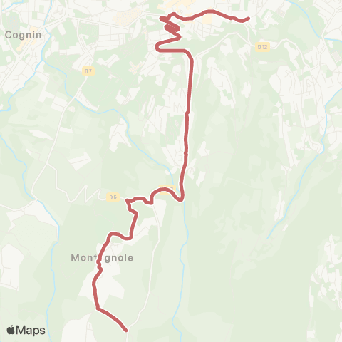 Synchro Montagnole > le Bocage map