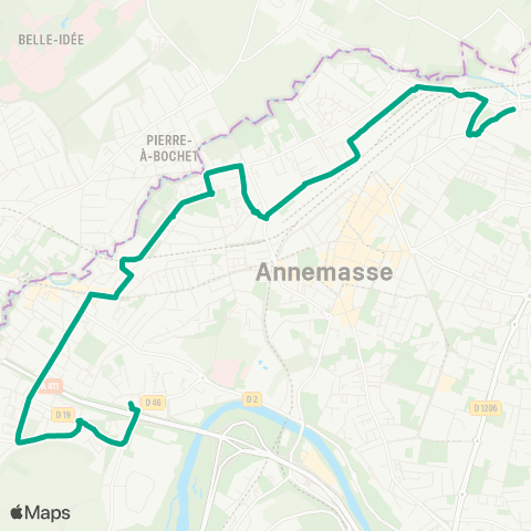 TAC Gaillard-Fossard - Jean Monnet P+R / Collège Jacques Prévert map
