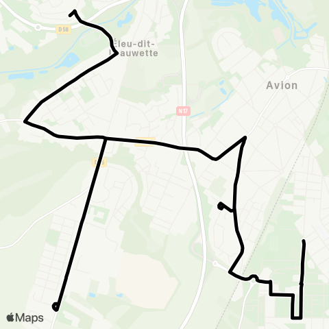 Tadao Scolaires  map